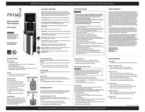 how to open primo water dispenser|Support and Troubleshooting FAQs